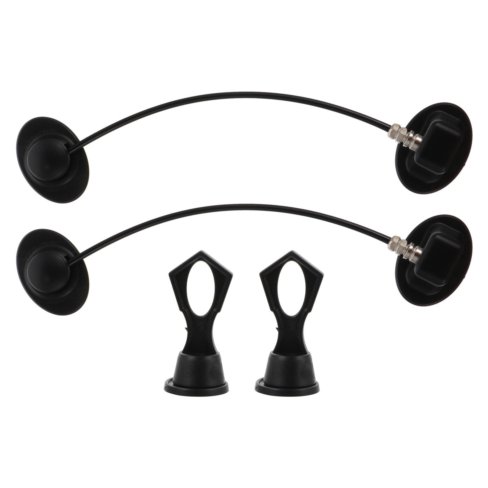 Cerradura 2 de Seguridad Refrigerador para Ventana Juegos Abs Negro