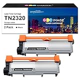 GPC IMAGE TN2320 TN-2320 Kompatibel für Brother TN 2320 TN2310 TN-2310 Toner für Brother MFC L2700DW L2700DN L2720DW L2740DW DCP-L2520DW L2540DN L2560DW HL-L2340DW L2360DN L2300D L2365DW (2 Schwarz)
