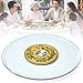Gramofon ze szkła hartowanego Lazy Susan do stołu jadalnego, 60-120 cm / 24-47 cali odporne na wybuchowe szkło hartowane kuchenne, stół jadalny, obrotowa taca, płynnie obracana, 100 cm