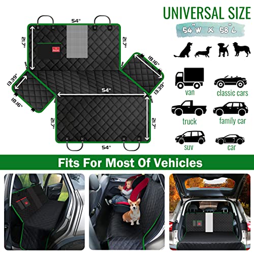 TantivyBo Dog Car Seat Cover, Back Seat Extender for Back Seat, Scratch-Proof & Waterproof, Dog Hammock for Car Travel w/Mesh Window for Cars, Portable Dog Beds for Cars SUVs & Trucks… TantivyBo Dog Car Seat Cover, Back Seat Extender for Back Seat, Scratch-Proof & Waterproof, Dog Hammock for Car Travel w/Mesh Window for Cars, Portable Dog Beds for Cars SUVs & Trucks…