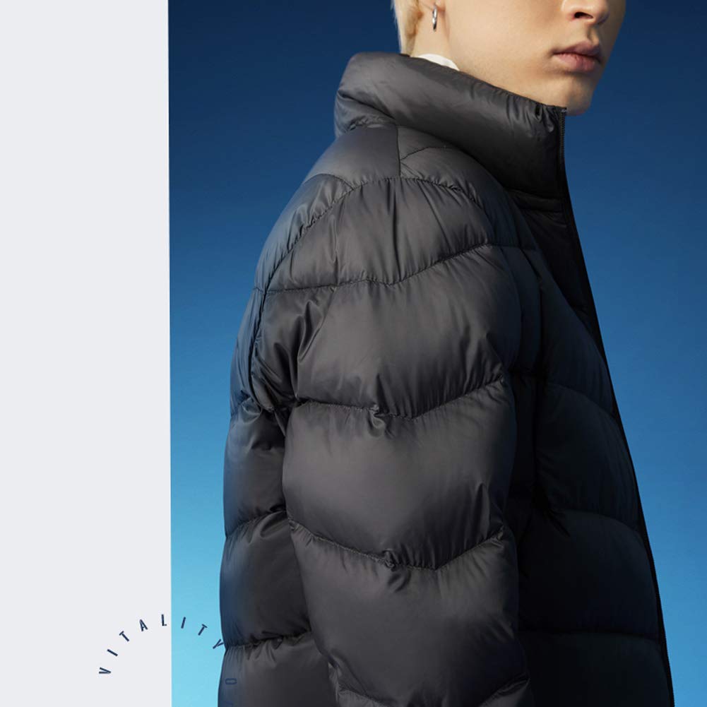 Doudoune Homme Pliable Contenu en Duvet de Canard 100g-150g Garder au Chaud équipement de Montagne Ultra léger pour Unisexe Ski randonnée Sports de Plein air Col Montant Rouge Bleu S-3XL