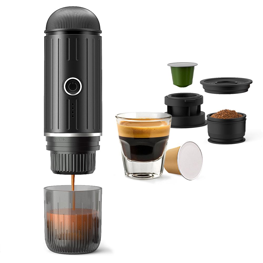 Macchina Per Caffè Espresso Portatile BENFUCHEN | 19 Bar | Riscaldamento Auto | Per Cialde NS E Caffè Macinato - Foto 14