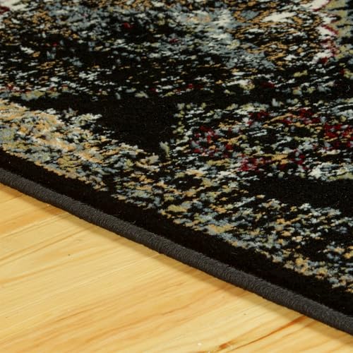 Tapete Superior Mayfair Indoor 2' x 3' Negro miniatura 4