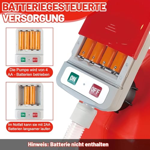 Kraftstoffpumpe mit Auto-Stopp-Sensor, Kraftstoff Umfüllpumpe mit 3 Adaptergrößen, 2.4GPM Elektrische Selbstansaugende Dieselpumpe Ölabsaugpumpe mit Schläuchen und Zapfpistole für Diesel, Öl & Benzin