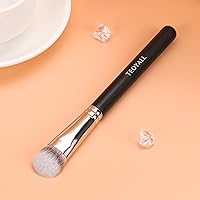 Vista 6 de TEOYALL Brocha Correctora Angular, Pincel Sintético de Contorno para Mezcla, Fijación y Pulido con Cosmético Líquido, Crema y Polvo