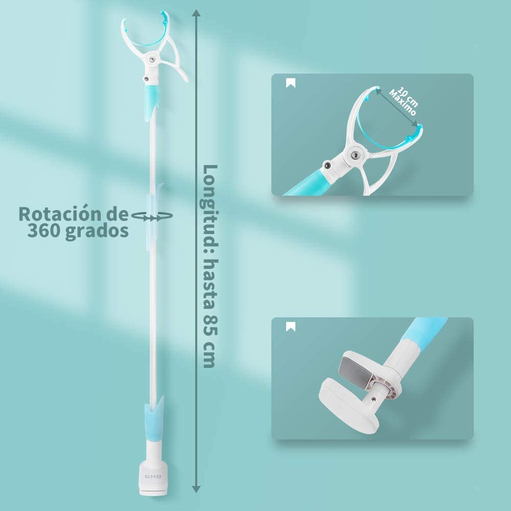 GHB Soporte para Camara Vigilancie Bebe Soporte Universal con Palo Rotación Flexible de 360° para Fijar la Cámara de Bebe
