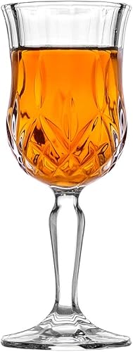 Miniatura 3 de Amlong Crystal Vasos Cordial sin plomo - 5 oz, juego de 6