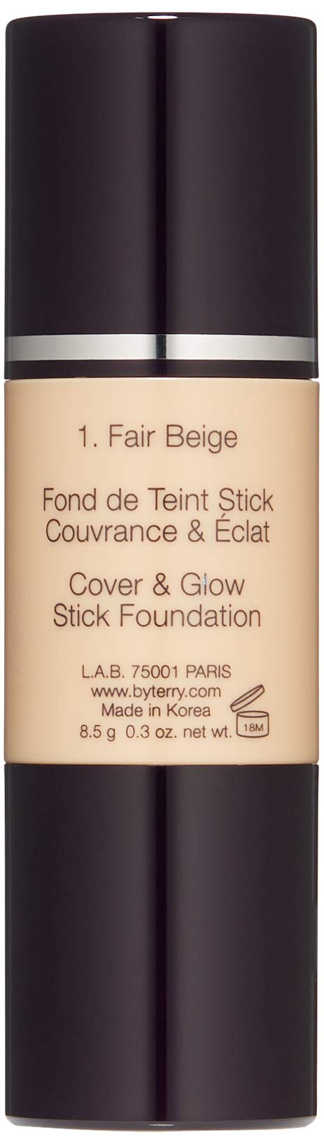 By Terry Nude-Expert Stick Foundation Highlighter Foundation, 1 Fair Beige