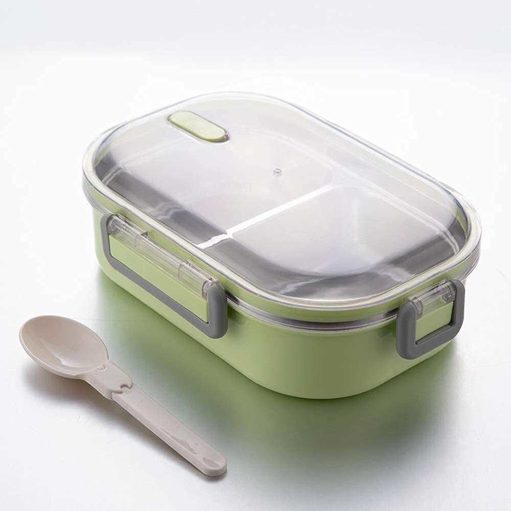 Boîte à lunch compartiment isolant étanche verte pour le midi au bureau