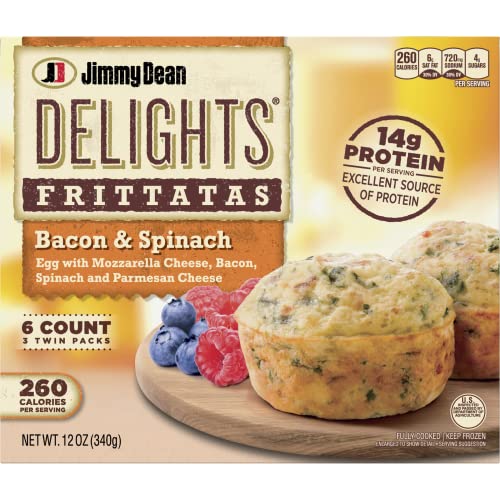 Jimmy Dean Delights Bacon And Spinach Frittatas, 6 Count (Frozen) #TOP2