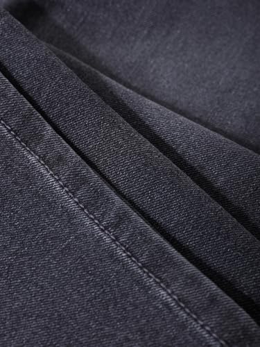 Image of The Indian Garage Co Men Slim Straight Fit Solid Mid-Rise Stretchable Jeans