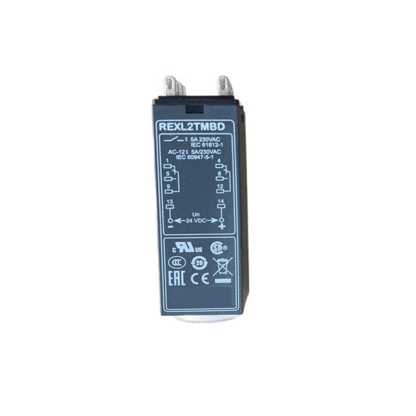 Zeitrelais REXL2TMBD 230VAC 5A Zeitverzögerungsrelais