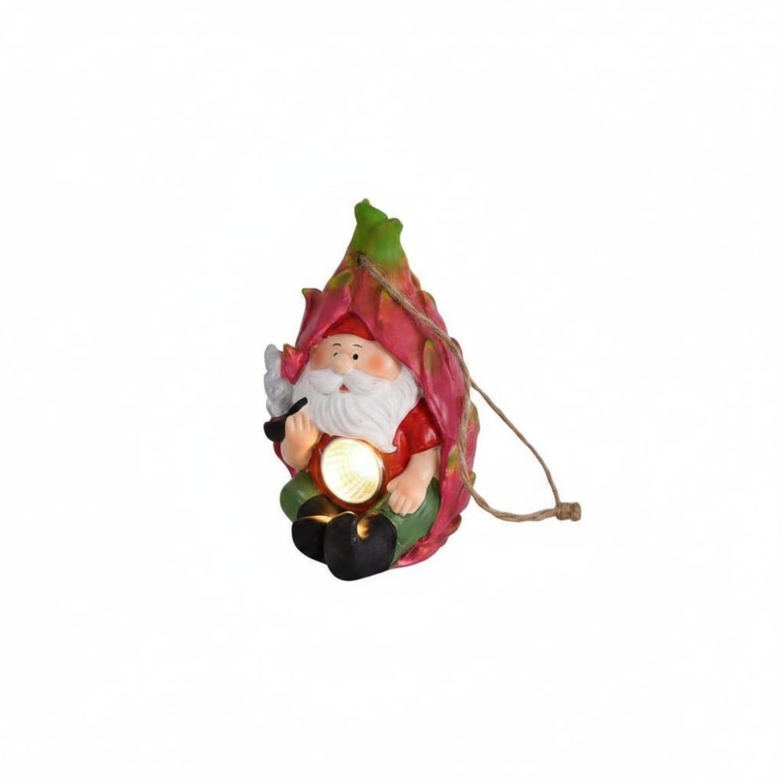 Enakshi® Solar Hanging Tree Light Waterproof Resin Hanging Ornament Decorative Garden Ambient Light for Courtyard, Patio, Pitaya Husband-image-31