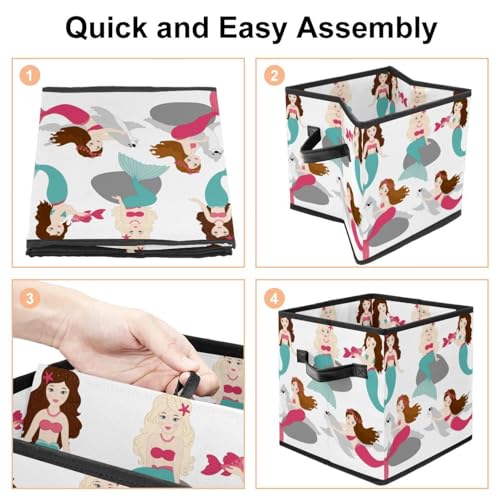 Boîte de rangement pour vêtements fin du désordre de placard avec ce cube pliable - 5