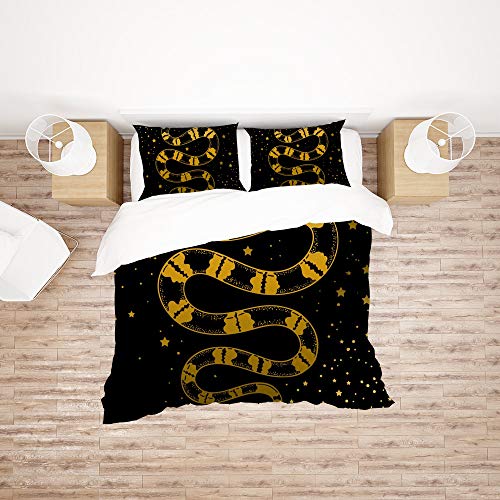 Parure de lit vintage taille double en polyester durable pour lit de chambre