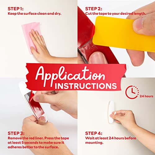 Xfasten Extreme Double-Sided Acrylic Mounting Tape Removable, Gray, 2-Inch X 300-Inch, Waterproof Indoor And Exterior Double Sides Brick Mounting Tape #TOP5