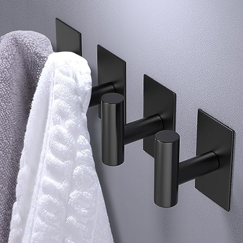 image for VAEHOLD Wall Towel Hooks, Heavy Duty Sticky Holder Waterproof Towel Ho