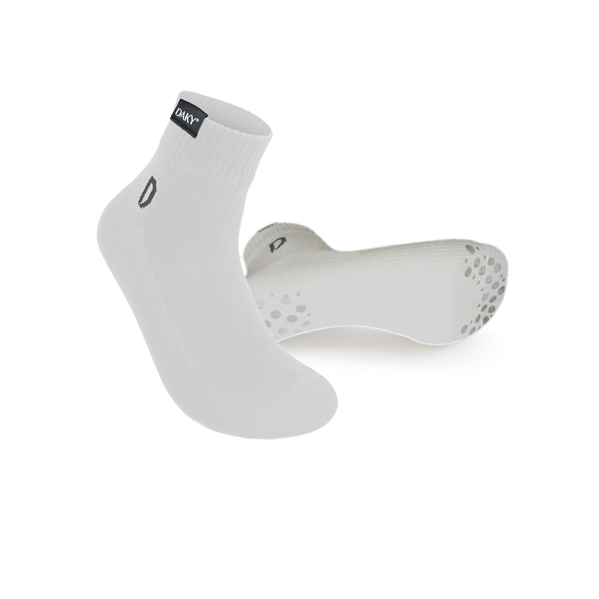 DAKY Waterproof Socks for Men & Women - Over-Ankle Socks with Non-Slip Grip for Running, Hiking, Cycling, Kayaking, Outdoor Sport