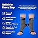 SB SOX Plantar Fasciitis Relief Socks – Ankle Brace Compression Sleeve – Arch Support for Foot Pain, Swelling, Heel Spurs – Foot Brace for Achilles Tendonitis Relief, Injury Recovery (Black, X-Large)