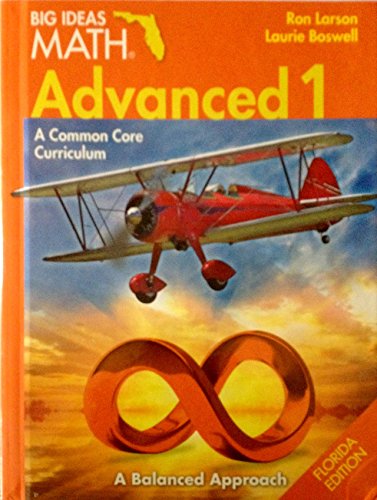 Big Ideas Math Advanced 1 "A Balanced Approach" 1608405508 Book Cover