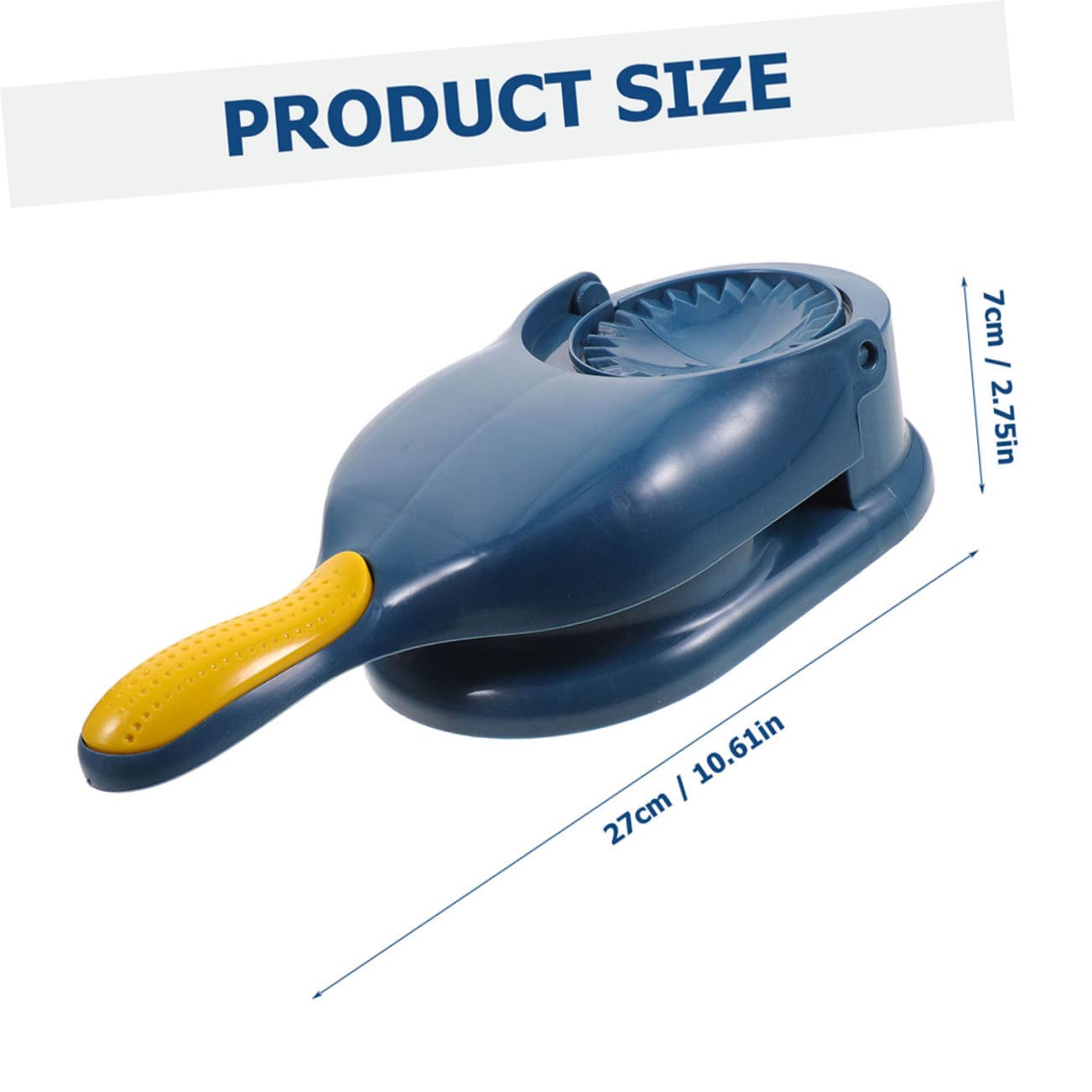 Cabilock 2Pcs Dumpling Maker Press Tool Manual Dough Presser for Home Kitchen Convenient Wrapper Mold for Dumplings Biscuits and More and Easy to Use