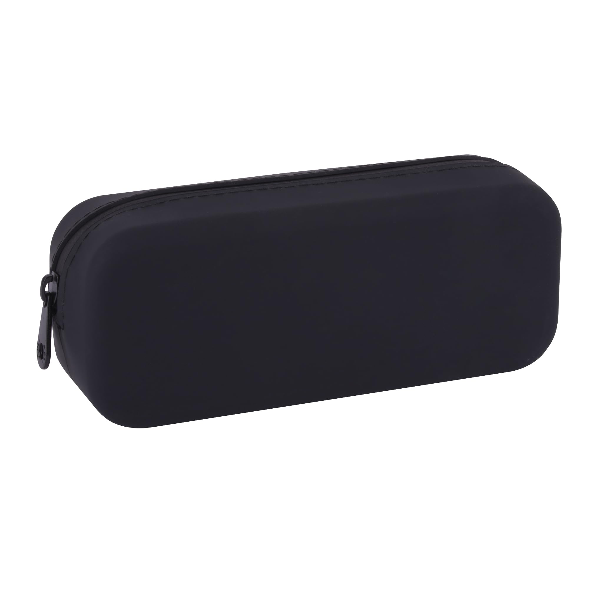 APLI 19776 - Estuche Multiusos de Silicona UpNorth Collection - Negro- Estuche Escolar de 185 x 75 x 55 mm