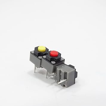 5PCS Kailh Mute Button 6x6x7.3mm Square Switch Silent Switch Button Micro Switch 10 Million Square Switch