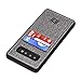 Dockem Luxe N2T Wallet Case for Samsung Galaxy S10 Plus; Slim TPU Bumper and Synthetic Leather Card Case with Textured Twill Canvas Style; 2 Card Slots