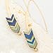 Threader Drop Earring Arrow Dangle Hoops Retro Unique Ear Crawler Earrings Climber Long Ear Line Jewelry Color Tone - The Mixed Color Is Random, Maybe Not Like The Pics Shown Online