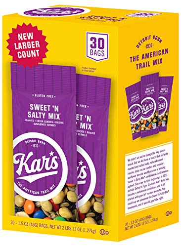 Kar's Sweet 'n Salty Mix 30 Individual 1.5 oz Bags (2 LBS 13 OZ)