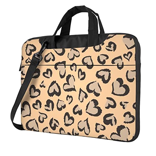 Sac léopard pour ordinateur 13 à 15.6 pouces imprimé tendance BONDIJ