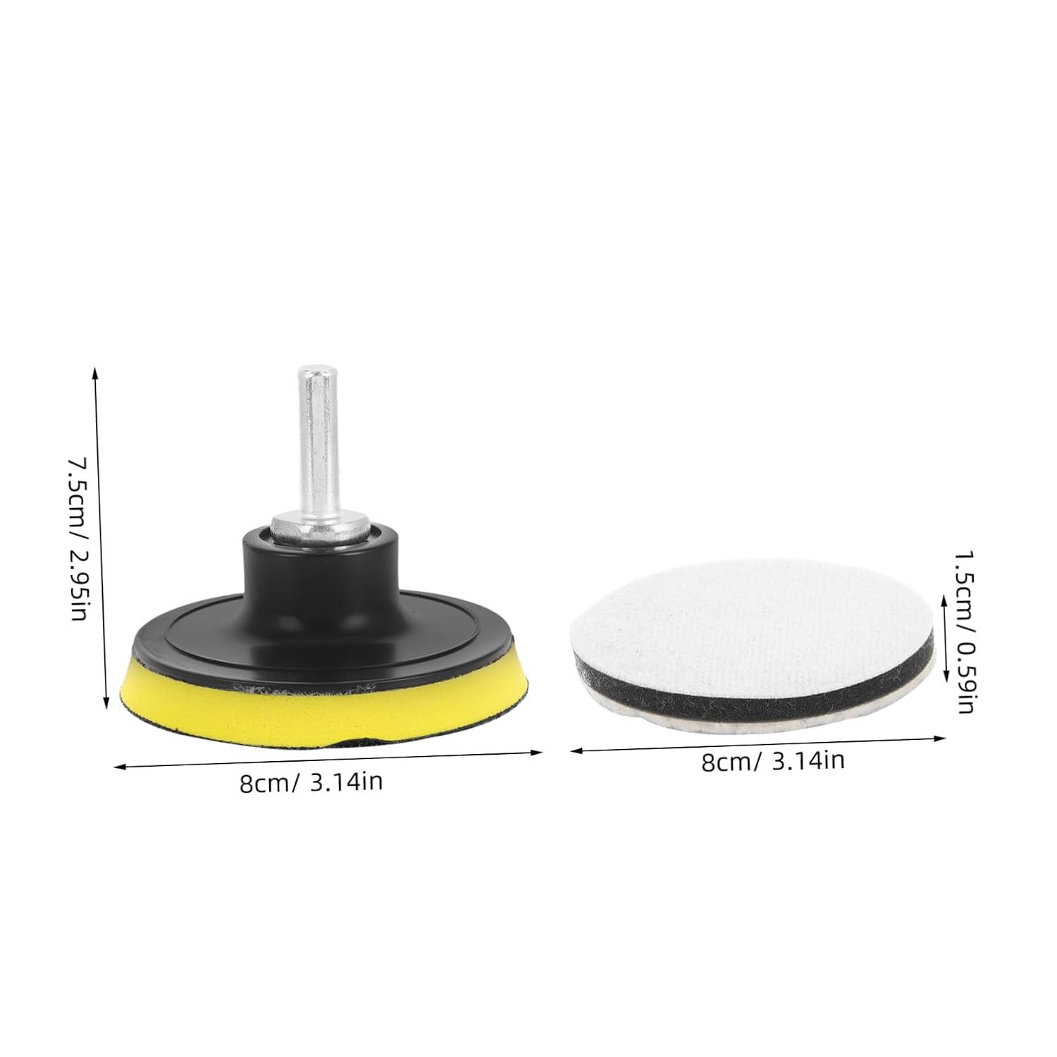 Alipis 5sets Wool Buffing Wheel and Polishing Pads for Drill Includes Sanding Disc Pad and Waxing Wool Wheel for Car Detailing and Polishing Multifunctional Assorted