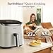Cosori 9-in-1 TurboBlaze Air Fryer 6 Qt, Premium Ceramic Coating, 90°–450°F, Precise Heating for Even Results, Air Fry, Roast, Bake, Broil, Dry, Frozen, Proof, Reheat, Keep Warm, 120V, Light Gray