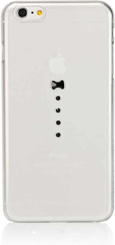 Bling My ThingCasino Design Case with Swarovski Elements for iPhone 6 Plus - Retail Packaging - Clear/Jet