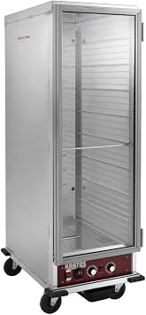 Kratos Full Size Commercial Insulated Holding and Proofing Cabinet | Holds 36 Full Size Sheet Pans | Mobile | Clear Door |120V, 1440W 28W-153