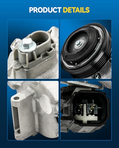 Image of PHILTOP 168386 NEW AC Compressor w /Clutch for Ford Expedition 2018-2021 | for Ford F-150 2017-2020 3.5L, Lincoln Navigator 2018-2022, Replaces# YCC614 141593FD CO11441Z CG4472500862 HL3H19D629VB DC28