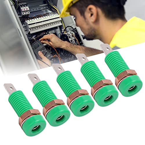 Image of 10PCS 4mm Green Banana Jack Female Socket Panel Mount for Test Equipment Electronic Instruments