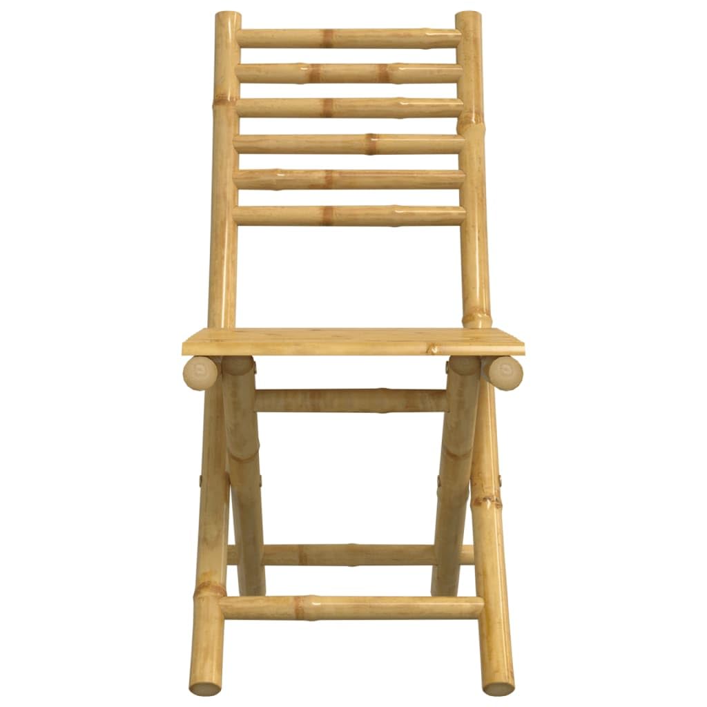 ShGaxin Set di Tavolo e Sedie da Giardino 3 Pezzi Bambù, Set Tavolo E Sedie Giardino, Tavolo E Sedie Terrazza, Mobili Giardino Esterni, Set Di Mobili Da Giardino - 3278527