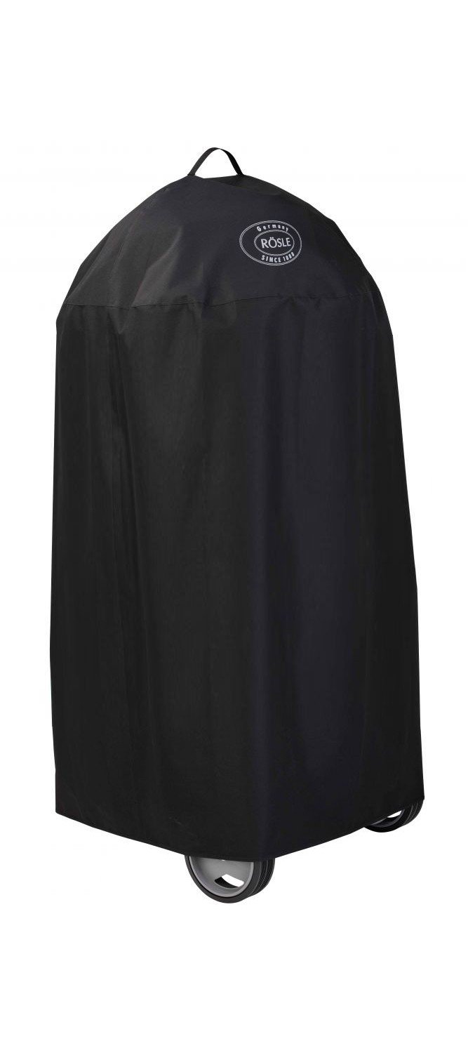 RÖSLE copertura per barbecue a carbonella Smoker No.1 F50/F50-S, custodia protettiva in 100% poliestere, con pratica chiusura in velcro per il fissaggio, impermeabile