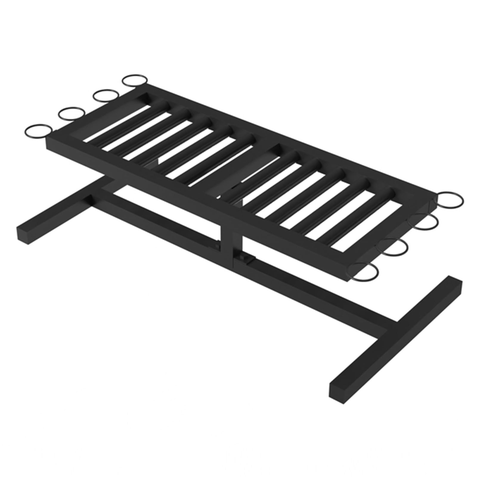 Racchette da Ping Pong da Banco/Rastrelliera per Palline, Porta Racchette da Ping Pong Salvaspazio Espositore Professionale in Metallo Nero, Struttura Sportiva in Metallo per Palestra di Casa Sala G