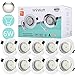 Wowatt 10 X Led Spots Encastrables Blanc 6W Equivaut 50W Ampoule Halogène Spot gu10 LED Encastré Blanc Froid 6000k Plafonnier Spot Encastrer 600lm Orientable Rond 68mm avec Angle de Faisceau 120 °