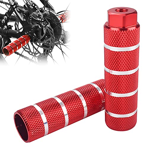 HUYIWEI 8mm Vélo Pegs en Aluminium Antidérapants BMX Pegs Universels,1 Paire Pied Pegs Stunt Pédale,Accessoires de Sport pour Vélo de Montagne,BMX,Vélo de Route,VTT Cover