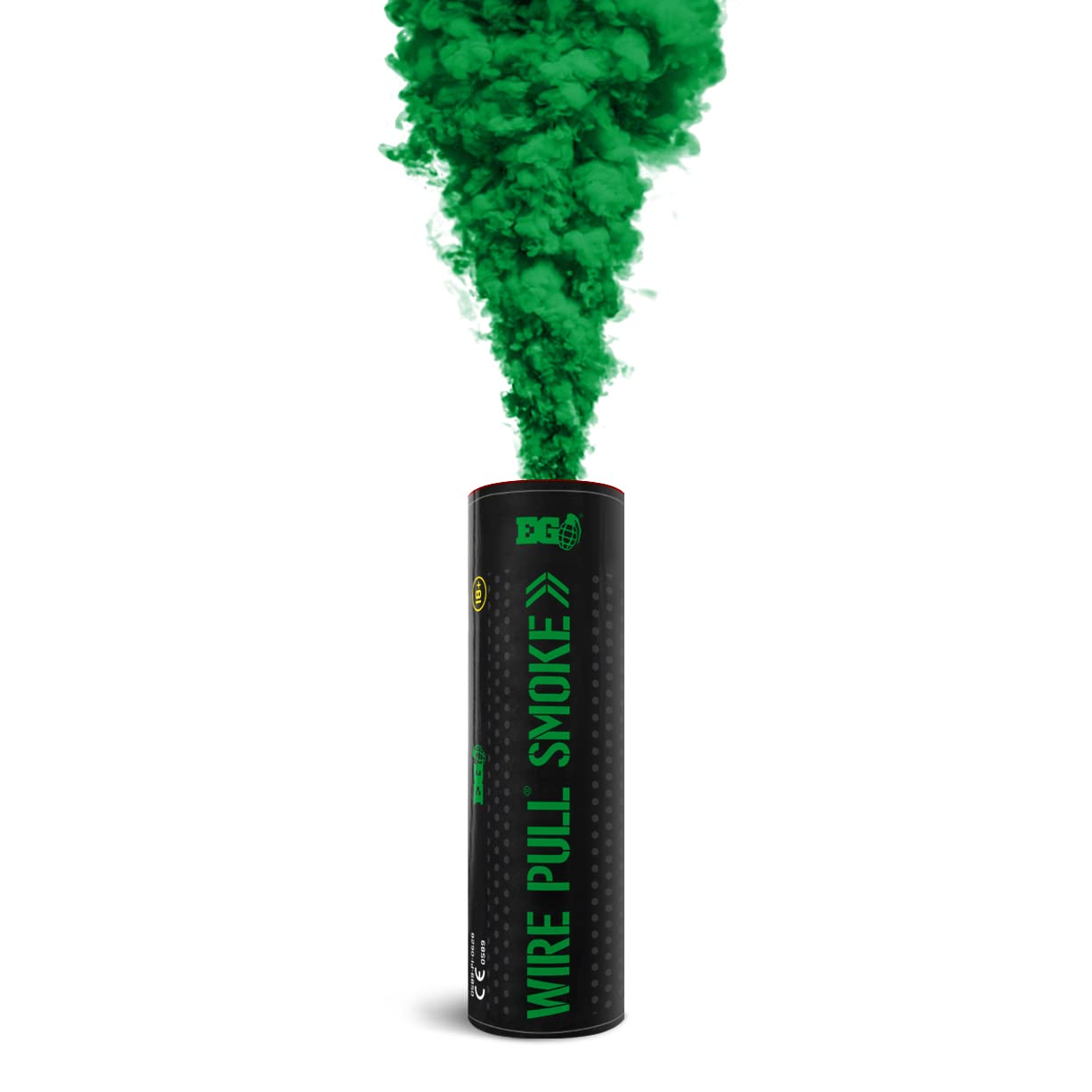 WP40 Smoke Grenade Wire Pull® Perfect for Weddings | Gender Reveal | Paintball | Football | Photography | Special Effects (Green)