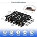 ZK-1002T Bluetooth Amplifier Board 2.0CH 100W*2 Mini Audio AMP with Treble and Bass Control, BT and AUX Inputs, DC 9-24V Stereo AMP Module for Home Speakers, Update Version APP Control