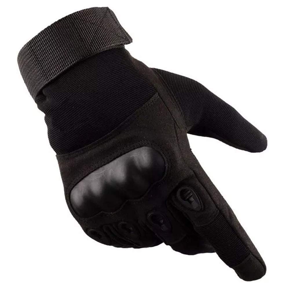 Familyhouse Motorcycle Cycling Gloves Hard Knuckle Outdoor Hunting Camping Motorbike Protective Full Finger Gloves Working Gloves