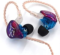 Vista 5 de KZ ZST 1BA 1DD en el oído auricular claro HiFi Monitor Auriculares con cable Auriculares deportivos para músico cantante audiófilo