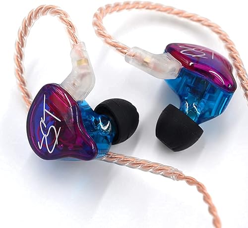 Miniatura 5 de KZ ZST 1BA 1DD en el oído auricular claro HiFi Monitor Auriculares con cable Auriculares deportivos para músico cantante audiófilo