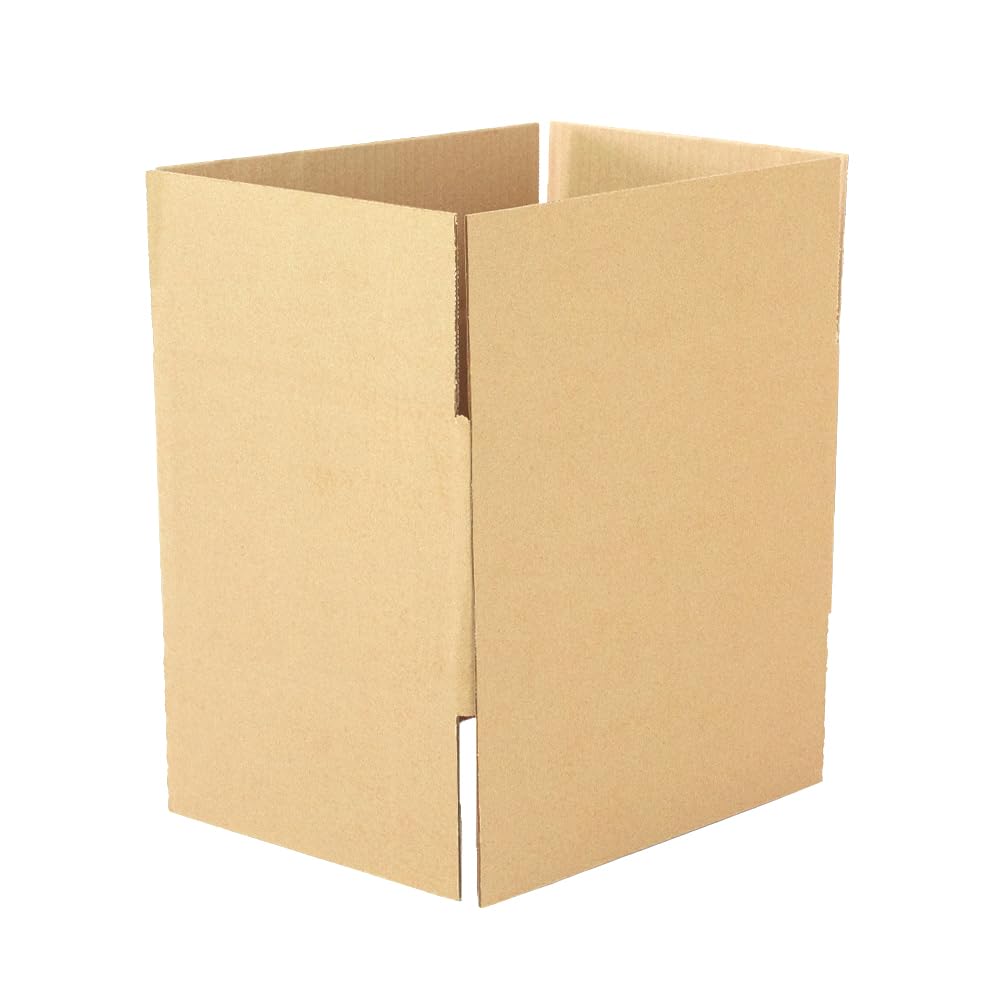 Opakowanie 25 kartonów ze wzmocnionego kartonu o wymiarach 25 x 20 x 15 cm i prostym K, wyprodukowane w Hiszpanii z kartonu pochodzącego z recyklingu, wytrzymałe do wysyłki, przechowywania i