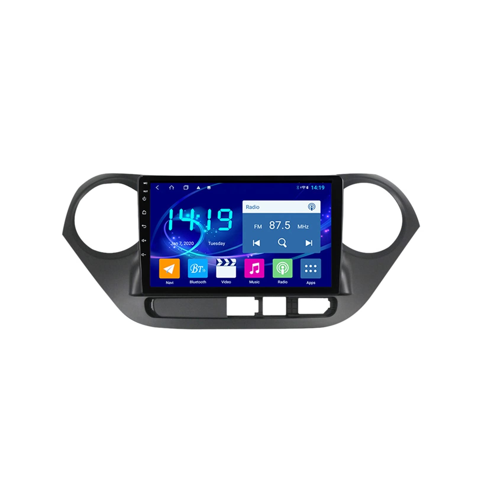 Autoradio Android 9" tactile pour Hyundai i10 avec Mirror Link