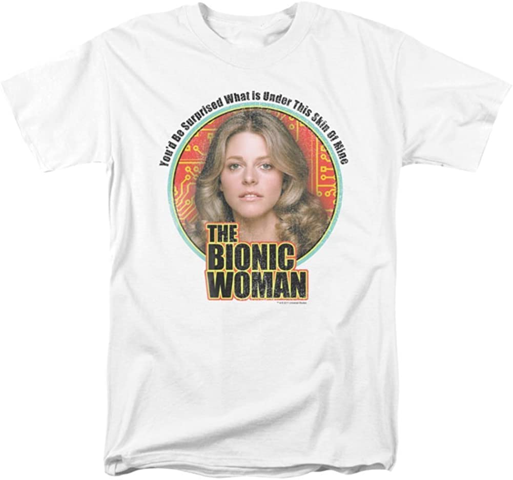 520CHENYONG Bionic Woman TV Show Jamie Sommers Under My Skin Licensed T-Shirt (Small)